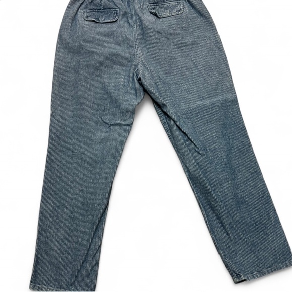 J. Crew Tie-Waist Camp Pant in Indigo Corduroy Size Large - Picture 5 of 11